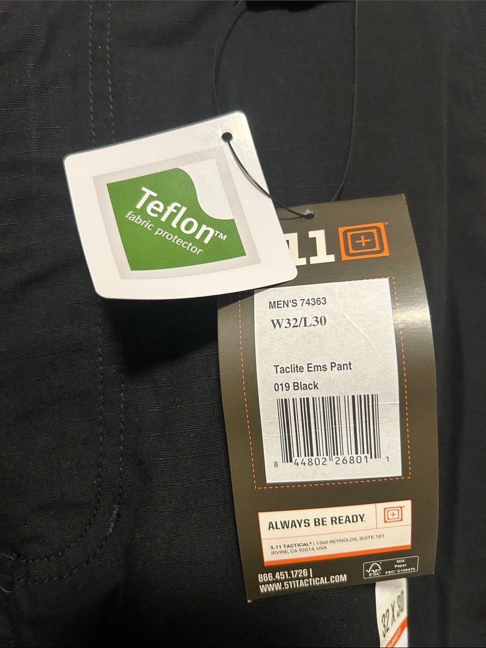 NWT 5.11® Men’s Relaxed Fit Taclite EMS Pant

Size 32 x 30 - Picture 7 of 7